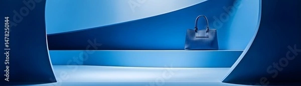 Obraz Modern, abstract interior display with a handbag.