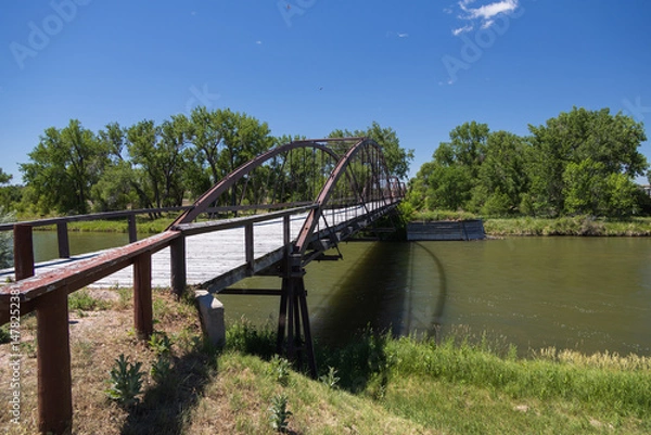 Obraz Fort Laramie Bridge, Wyoming