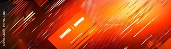 Obraz Dynamic abstract design with vibrant hues.