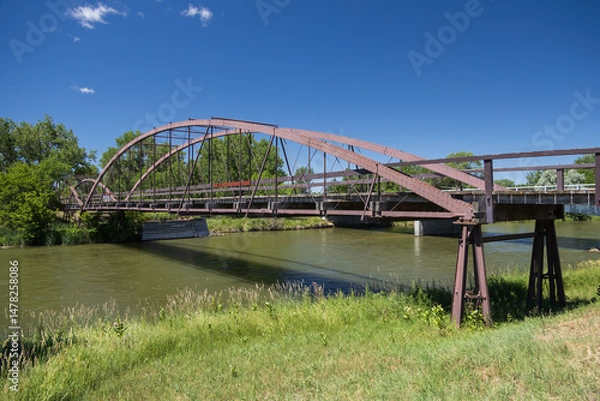 Obraz Fort Laramie Bridge, Wyoming