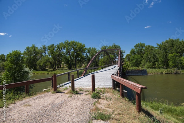 Obraz Fort Laramie Bridge, Wyoming