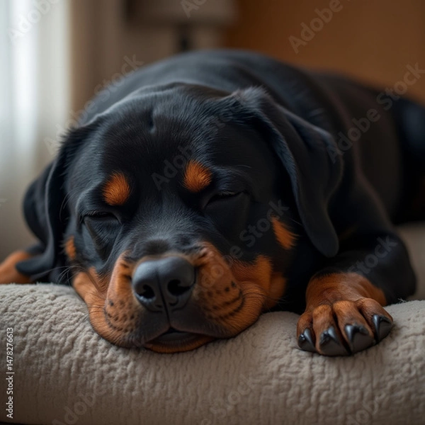 Obraz rottweiler portrait
