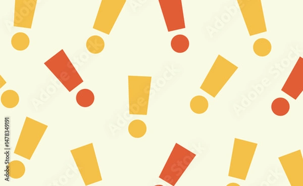 Fototapeta Background exclamation point unique design abstract
