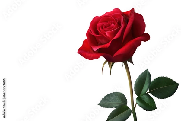 Obraz Capture the Beauty of Rose Flower with Elegant Color and Romantic Touch