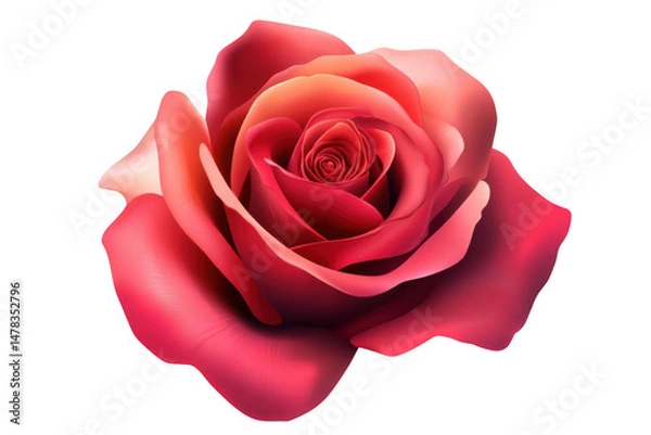 Obraz Beautiful Rose Close-up Displays Elegance and Grace In Floral Design