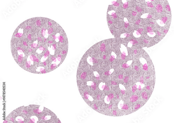 Obraz 桜、花びらの和柄