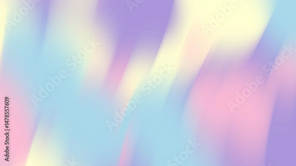 Fototapeta Pastel colored curves in a smooth blend ideal for backgrounds, design projects, abstract art prints, web designs, and social media.