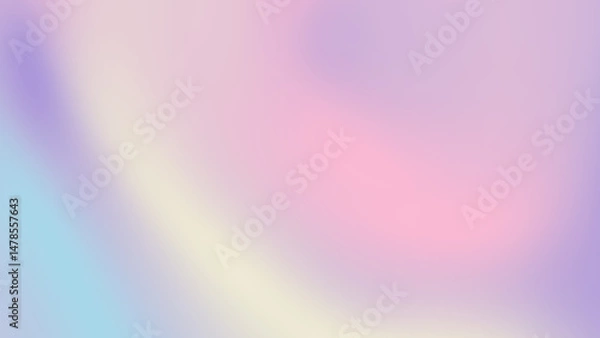 Fototapeta Pastel hues blend softly in a dreamy background. Ideal for presentations, social media posts, website banners, and design projects.