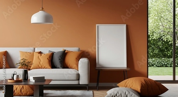 Fototapeta Amber Hues and Quiet Moments