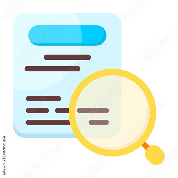 Fototapeta Search Term Analysis Icon