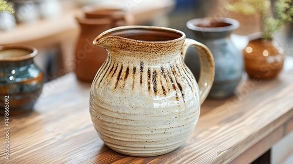Obraz Handcrafted Ceramic Pitcher