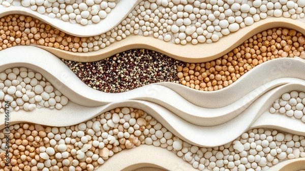 Obraz Wavy Grain Texture Abstract