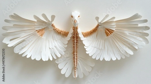 Obraz Paper Avian Anatomy