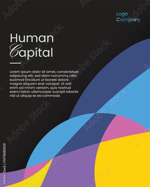 Obraz Template layout design for feed social media