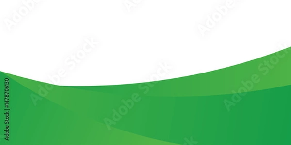Fototapeta Curved Header and Footer Element. Vector Illustration