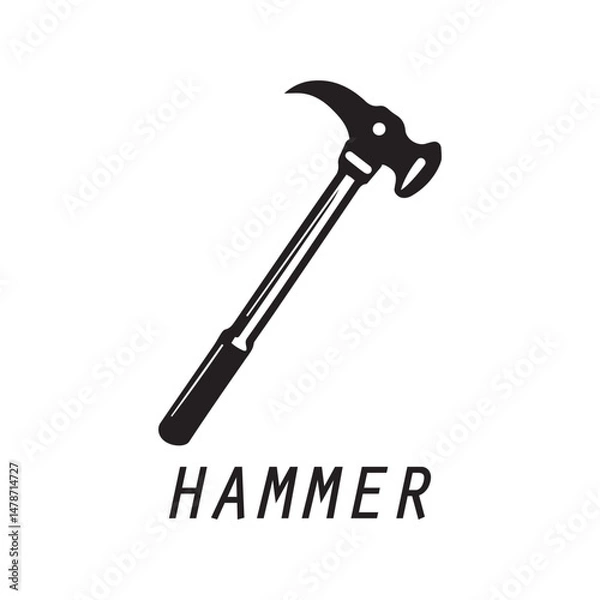 Obraz hammer logo design icon graphic image