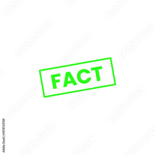 Obraz Fact stamp