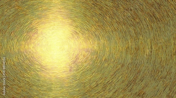 Fototapeta Abstract Golden Circular Texture Background Design Bright Yellow Radiating Lines Pattern Art Sun    