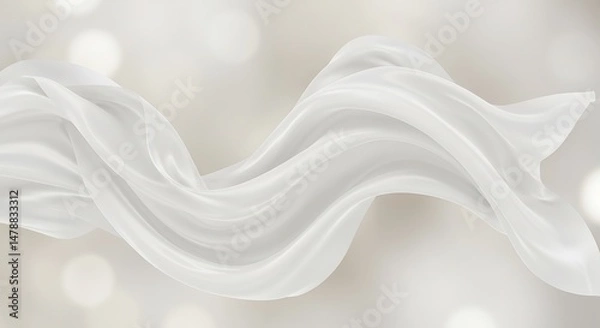 Fototapeta Silver Stream, Soft Light