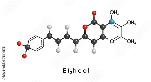 Fototapeta Et2hool: Molecular Architecture