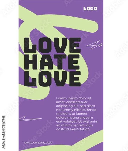 Obraz Template Design for social media