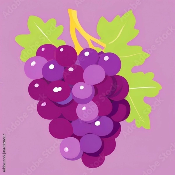 Obraz grape and fruit wallpaper and design