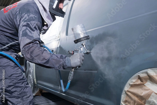 Obraz Malowanie samochodów