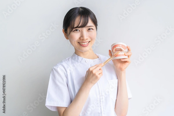 Fototapeta 歯科衛生士のイメージ