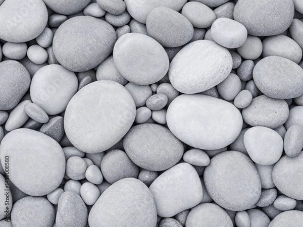 Fototapeta pebbles on the beach