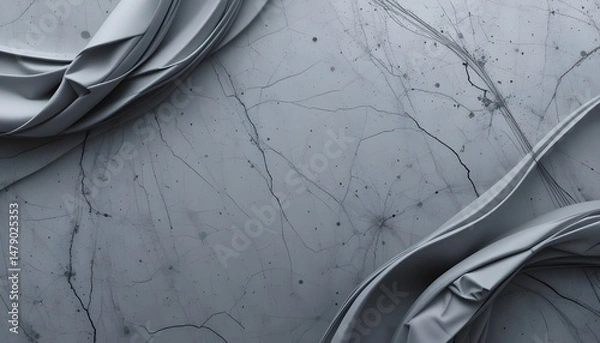 Obraz Gray Product Background with Subtle Texture for Clean, Minimalist Design and Focus on Products