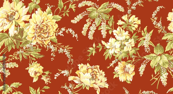 Obraz seamless pattern with flowers
