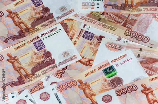 Obraz Ruble banknotes