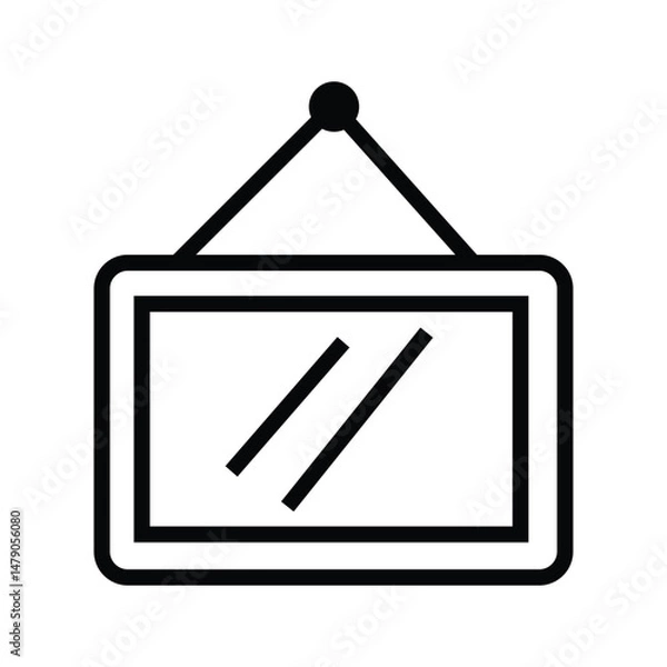 Obraz frame photo vector icon