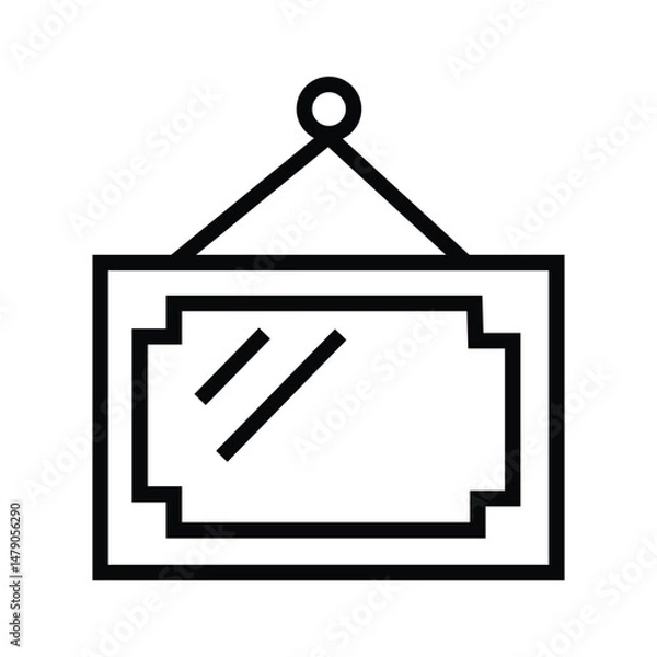 Obraz frame photo vector icon