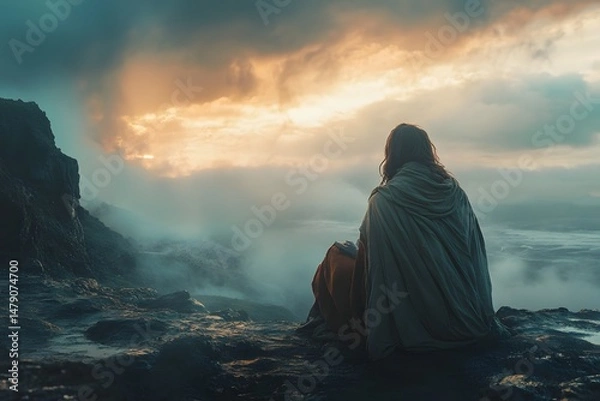 Fototapeta Present sufferings are not worth comparing with future glory. (Romans 8:18)