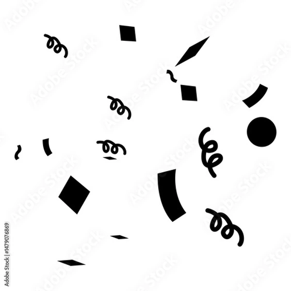 Obraz Outline Bithday Element