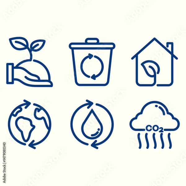 Fototapeta save planet.eps