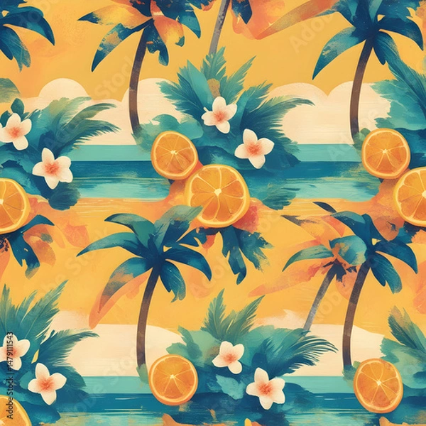 Fototapeta Summer background design