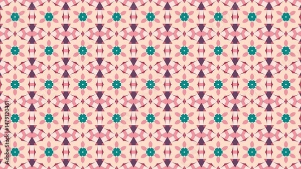 Fototapeta fabric motif. seamless pattern. wallpaper. background. HD