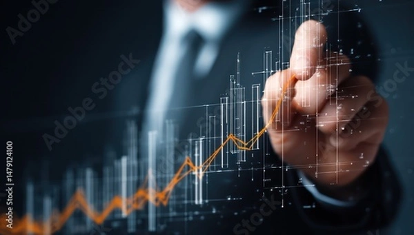 Obraz Developing effective business strategies by applying predictive tools for data analysis.