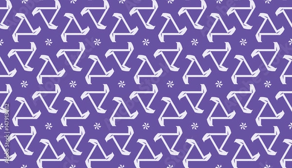 Obraz Vector design. Illustration with triangles line. Modern decorative background.