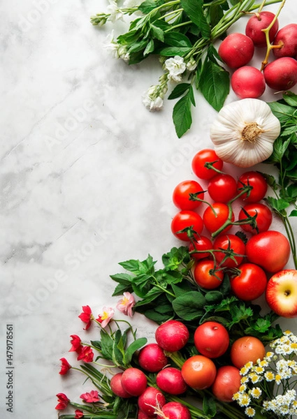 Obraz spring food