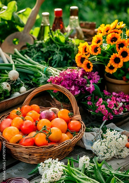 Obraz spring food