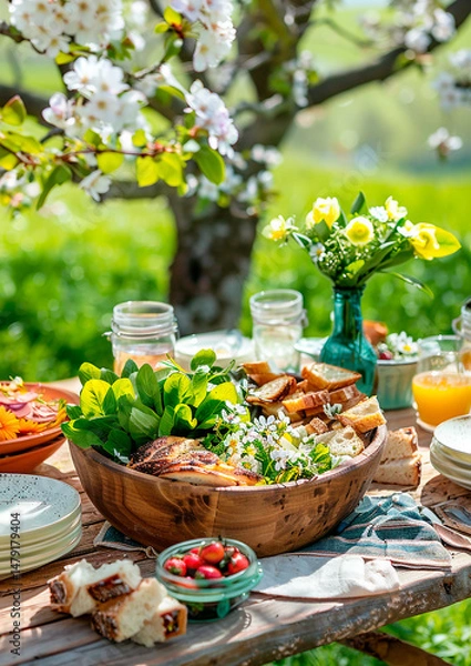 Obraz spring food