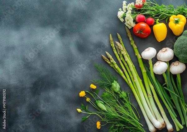 Obraz spring food