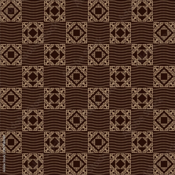 Obraz Beautiful ethnic fabric patterns designed to inspire your creative activities, vector backgrounds.