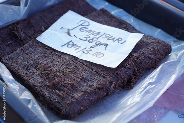 Obraz close up of a dried tobacco