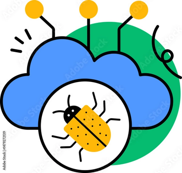 Fototapeta Cyber Security