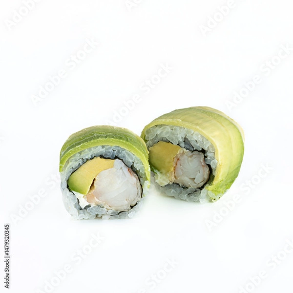 Obraz Shrimp Uramaki Sushi Roll 