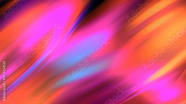 Obraz Abstract bright holographic liquid background